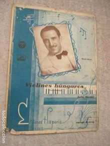 Musical scores: Violines húngaros, fox canción, por Julio Merino, creación de Raul Abril